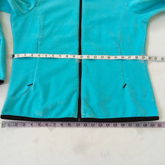 GEAR Luxe Fleece Full Zip Jacket Size Large Blue - Picture 12 of 15